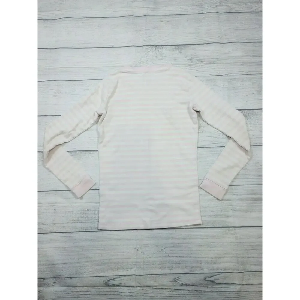 12 Primary Pink Stripe Pajamas